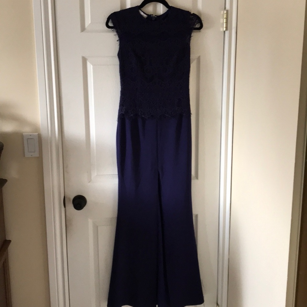 🦄 SAMPLE - RYSE the label gown lace yoke navy